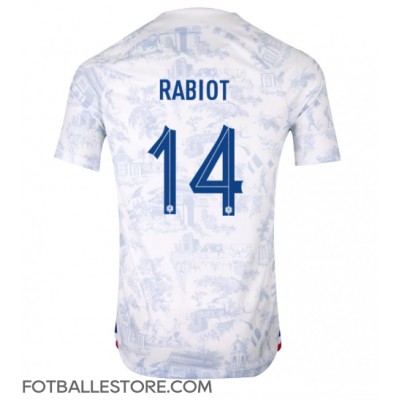 Frankrike Adrien Rabiot #14 Bortedrakt VM 2022 Kortermet